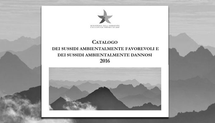 L'Italia spende 11,5 mld in sussidi ambientalmente dannosi