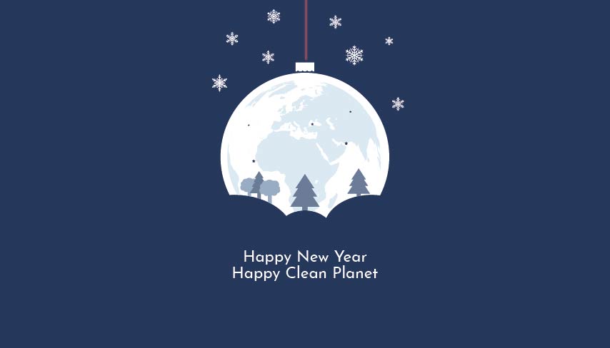 Happy New Year Happy Clean Planet