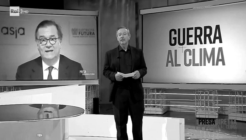 Presa diretta: guerra al clima. Vinciamo con le rinnovabili!