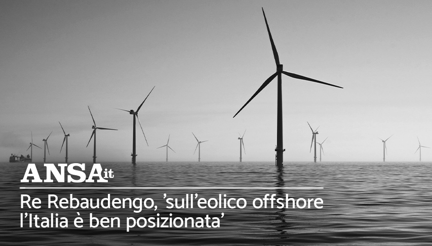 Su ANSA parlo di eolico offshore