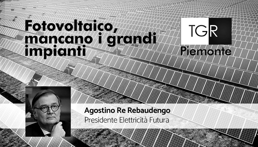 Fotovoltaico, mancano i grandi impianti. La mia intervista a TGR Rai Piemonte